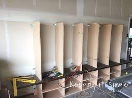 Diy Garage Mudroom Lockers With Lots Of Storage Garageorganization Mudroom Lockers Garage Decor Garage Lockers