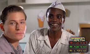 Back to the future movie set photos