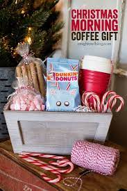 Sometimes all that coffee lovers miss underneath their christmas trees is a good coffee gift basket. Christmas Morning Coffee Gift Basket A Night Owl Blog Easy Diy Christmas Gifts Christmas Gift Baskets Diy Cheap Christmas Gifts