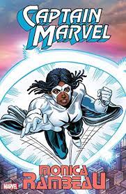 So yes, despite what happens in the mcu, in the comics it was monica who was the first female captain. Captain Marvel Monica Rambeau English Edition Ebook Stern Roger Michelinie David Mcduffie Dwayne Coye Dwight Herdling Glenn Various Romita John Buscema Sal Buscema John Larocque Greg Bright M D Wyman M C Various