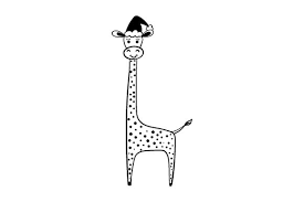 Download Christmas Giraffe Svg Cut File By Creative Fabrica Crafts Creative Fabrica PSD Mockup Templates