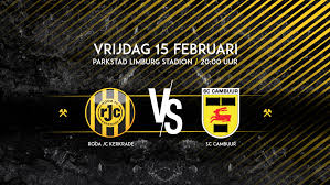 Roda kerkrade ve sc cambuur karşılaşmasının canlı yayınını, justintv.online üzerinden ücretsiz izleyebilirsiniz. Koop Nu Tickets Voor Roda Jc Sc Cambuur