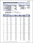 Excel Loan Amortization Table Spreadsheet Schedule Calculator