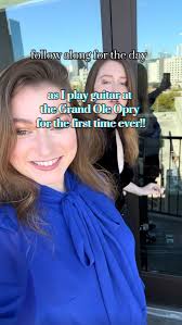 here’s a lil vlog from yesterday- getting to play guitar at the @opry for  the first time ever!! thank you so much for having me @autimusic