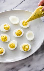 Curried Deviled Eggs You No Longer Need To Fear The Drudgery Of Peeling Hard Cooked Eggs With The Right Coo Deviled Eggs Classic How To Cook Eggs Deviled Eggs