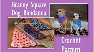 Dog bandana and toy bone sewing pattern pattern only pattern comes with easy to follow instructions complete with photos, fabric requirement list and full scale sewing pattern. Granny Square Dog Bandanna Crochet Pattern Youtube