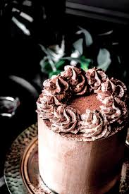 Layer Cake Au Chocolat Insert Au Chocolat Et Ganache Montee Vanille Cake Chocolat Layer Cake Au Chocolat Layer Cake