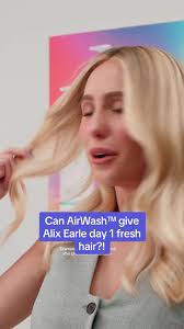 Replying to @anna kavanagh Feeling like a hot mess? We got the fix 🧪✨  AirWash™ is here so you can refresh hair with no white cast or buildup for  day 1️⃣ hair