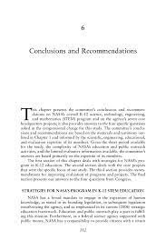 Check spelling or type a new query. 6 Conclusions And Recommendations Nasa S Elementary And Secondary Education Program Review And Critique The National Academies Press