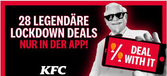 Finde täglich die besten kfc rabattcodes, coupons. Kfc Lockdown Deals 28 Tage In Der App Z B Heute 15 Hot Wings Fur 5 Statt 10