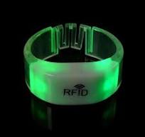 Custom Logo Remote Control LED Party Bracelets RFID Concert ...