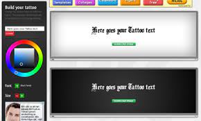 If you are happy with the file you can save the image & get html code to post it online. 5 Free And Paid Online Tattoo Designer Tools Design Make Your Own Tattoo