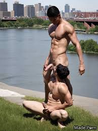 Porn image of bridge mexican 69 after sex hair nude big balls tanned skin  created by AI