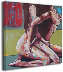 Amazon.com: MoulMa Lienzo Sexual Lesbiana Nude Woman Love Photo Pinturas de  pared Impresiones Arte Decorativo Contemporáneo Giclée Artwork Decoración  de pared Marco de madera Galería Envuelto : Hogar y Cocina