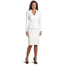 Custom Female Business Skirt Suit Ivory 2 Piece Set Women Office Uniform Style Elegant Wedding Tuxedo Evenin Business Kostum Berufskleider Geschaftsanzug Damen
