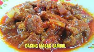 Kami juga mencoba semangkuk sup brenebon iga (rp 40 ribu) yang hadir dalam porsi lumayan besar. Daging Masak Sambal Tumis Youtube
