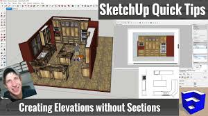 Maybe you would like to learn more about one of these? Creating Sketchup Elevations For Layout Without Section Cuts Sketchup Quick Tips The Sketchup Essentials