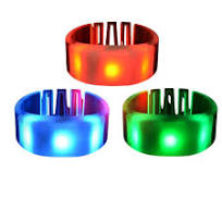 Curved” Ergonomic LED Wristband | Custom B2B Branding