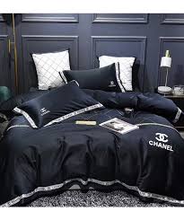 Books or dust covers are not included. Chanel Home Black Bedding Set Designer Replica Bags High Quality Replica Bags