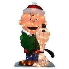 4.3 out of 5 stars. Productworks Productworks 32 Inch Pre Lit Peanuts Charlie Brown Singing Snoopy Christmas Yard Decoration 70 Lights