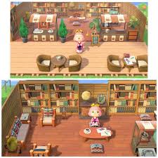 My Favourite Part Of My Island Right Now I Spent All Day Creating Little Library Cafe Animalcross In 2020 Animal Crossing Cafe Animal Crossing New Animal Crossing