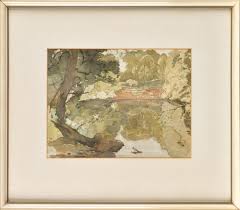 He was a prolific landscape painter, using both oil and watercolour. George Patrick Houston Watson Rsw Auctions Price Archive
