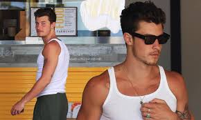 Shawn Mendes shows off his muscles in a tank top as he grabs a healthy  ginger shot in West Hollywood | Daily Mail Online