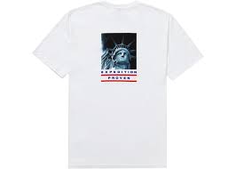 Supreme's fall/winter 2019 collection found the brand renewing its continuous collaboration with the north face, this time plastering an oversized graphic of. Supreme The North Face Statue Of Liberty Tee White