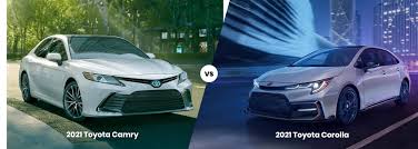 What size is a toyota corolla? 2021 Toyota Camry Vs 2021 Toyota Corolla Earl Stewart Toyota