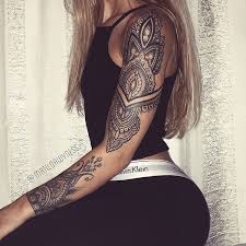 Sleeve tattoo designs for women can also involve a lot of artwork， like flowers, quotes, angels, dreamcatchers, lace, dandelion and watercolor ink. 25 Beautiful Tattoo Sleeve Ideas For Women Mom S Got The Stuff