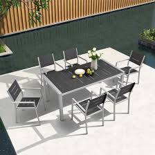 Garden chairs and sun loungers(16). China Patio Aluminum Plastic Wood Attached Table And Chair Outdoor Dining Set Furniture China Garden Furniture Furniture Outdoor Furniture Patio Furniture