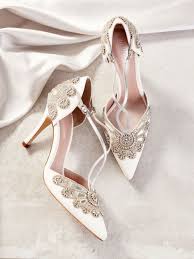 Cinderella Pointed Luxury High Heel Embellished Wedding Shoes By Emmy London Emmylondon Emmylondonshoes Outdoor Wedding Shoes Bridal Shoes Boho Wedding Shoes