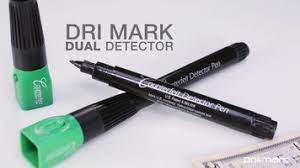 Easy to use with fast results. Dri Mark Dual Detector Pen Video Webstaurantstore