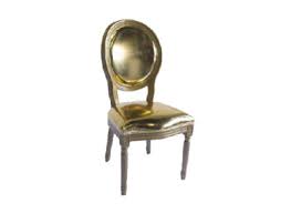 55w x 50d x 70h description: Classic Allure Gold Chair The Lounge
