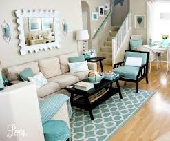 12 Small Coastal Living Room Decor Ideas With Great Style Beach Theme Living Room Coastal Decorating Living Room Beach Living Room