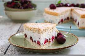 1 becher (200g) kirschjoghurt 150ml öl 150g zucker 1 p den kuchen damit überziehen. Kirsch Joghurt Torte Mit Kakaosplitter C B With Andrea