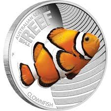 25 рублей 2018 года чемпионат мира по футболу цена Popular Australian Sea Life 1 2oz Silver Proof Clownfish Sea Life Coin Auctions Silver Coins