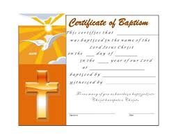 This certificate is clearly related to religion and it is issued by churches. Amazing Catholic Baptismal Certificate Template Printable Template Ideas