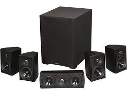 Martinlogan Mlt 2 5 1 Ch Premium Home Theater Speaker System Black System Newegg Com