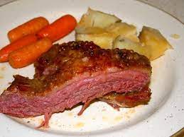 Baked Corned Beef Brisket Recipe How To Cook Corned Beef In The Oven Food Com Recipe Corn Beef Brisket Recipe Beef Brisket Recipes Baked Corned Beef