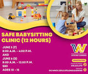 KIDS CAMP: Safe Babysitting Clinic (12 Hours)