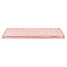 Baumwollmatratze Rosa 90x190 Matras Vloerkussens Lichtblauw