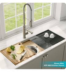 Kraus Kwu120 45 Kore 45 Single Bowl Undermount Workstation Stainless Steel Rectangular Kitchen Sink In 2020 Stainless Steel Kitchen Sink Kitchen Decor Inspiration Stainless Steel Kitchen Sink Undermount
