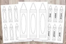Coloring is essential to the overall development of a child. Free Printable Crayon Templates The Artisan Life
