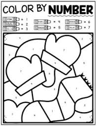free color by number winter worksheets leap of faith crafting