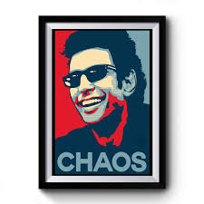 Jurassic Park Ian Malcolm Chaos Theory Jeff Goldblum Jurassic World Retro  Premium Poster