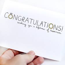 Wedding Card Wedding Congratulations Card Wishing You A Lifetime Of Happiness Black Yellow Wh Wedding Congratulations Card Wedding Card Diy Congrats Card