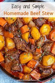 Easy Homemade Beef Stew Recipe Easy Beef Stew Recipe Easy Beef Stew Homemade Beef Stew Recipes