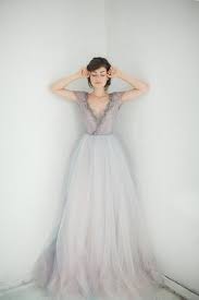 Everythingsparklywhite Carousel Britta Nickel Grey Wedding Dress Non White Wedding Dresses Wedding Dresses Unique