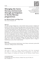 Family is important and sometimes you need legal resources to ensure the best possible care. Pdf The Impact Of Family Literacy Programmes On Children S Literacy Skills And The Home Literacy Environment